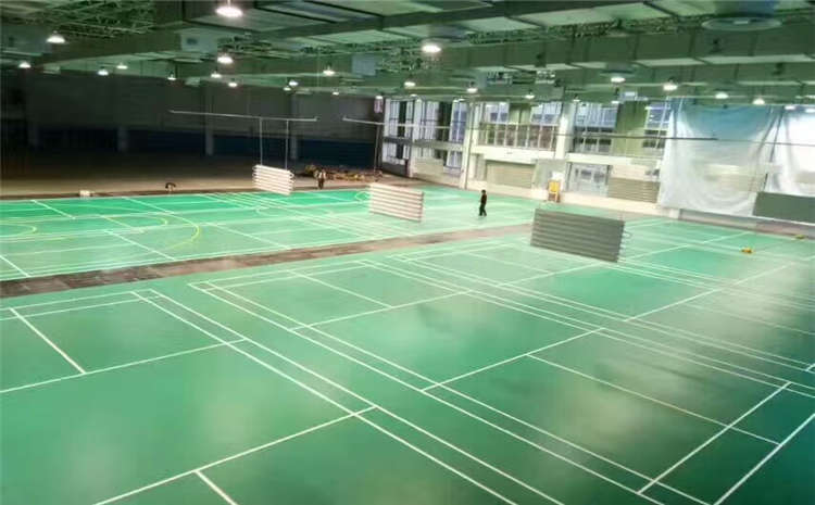 指接板篮球场实木地板单层龙骨结构