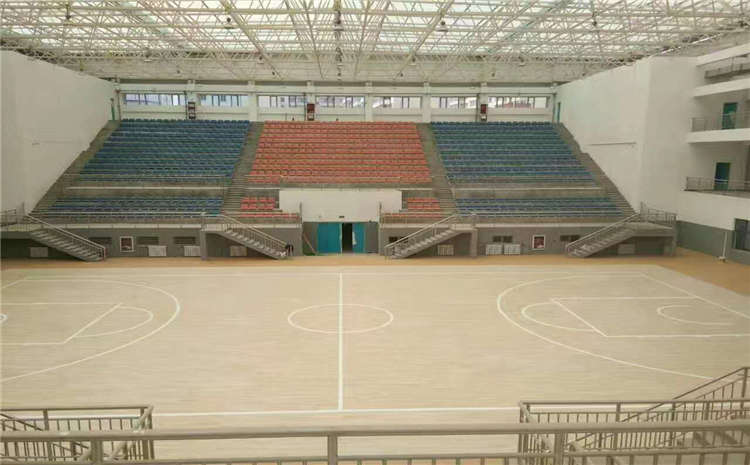 福建企口籃球場地板施工