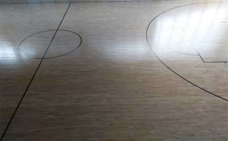 甘肅柞木籃球場地板厚度