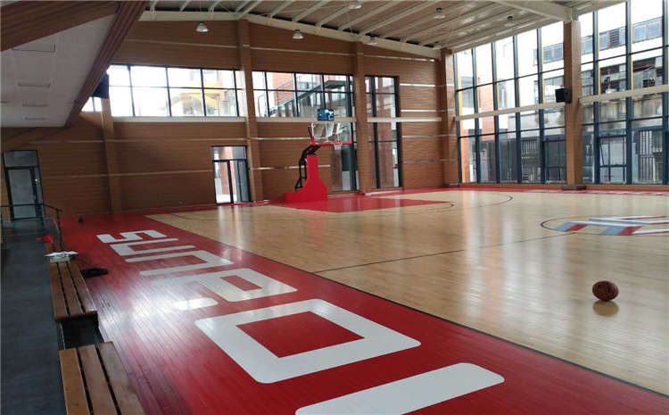 福建籃球場地板怎么安裝