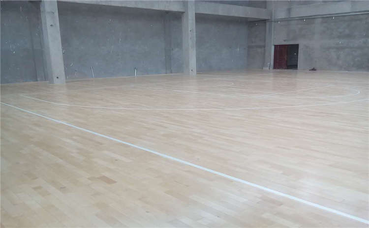 浙江枫桦木篮球场地板施工工艺