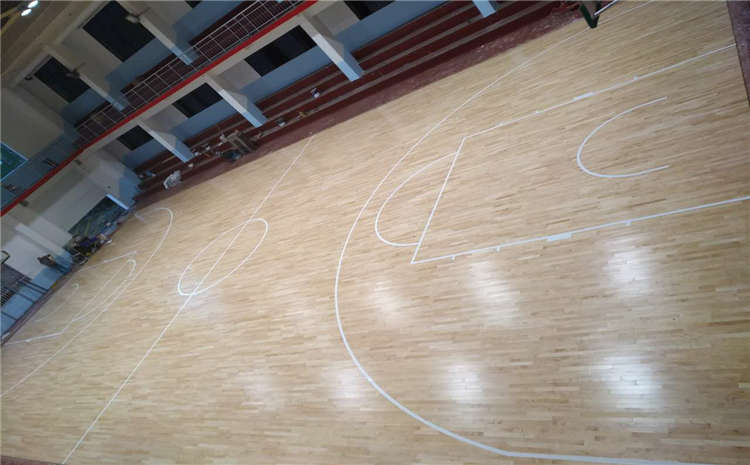 哈尔滨柞木篮球木地板翻新