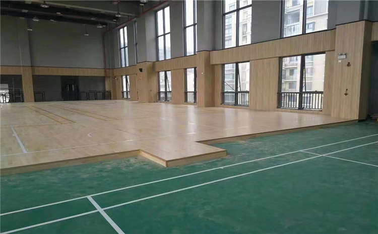 专业篮球实木运动地板报价