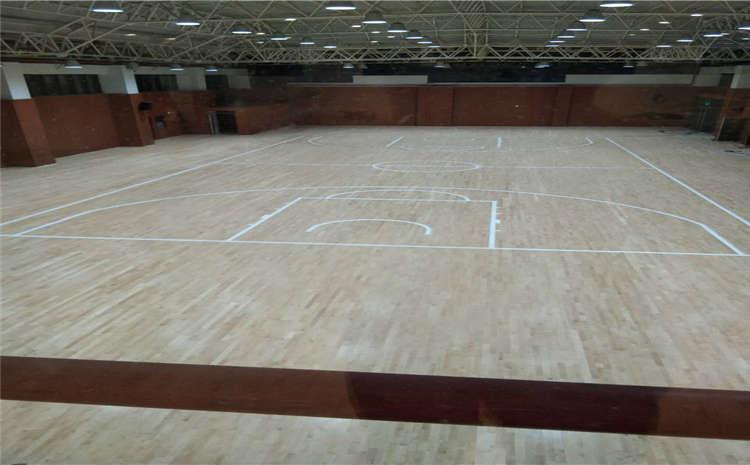 河南柞木籃球場地板生產廠家