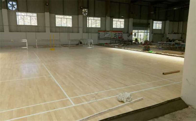 广西篮球场地板厂