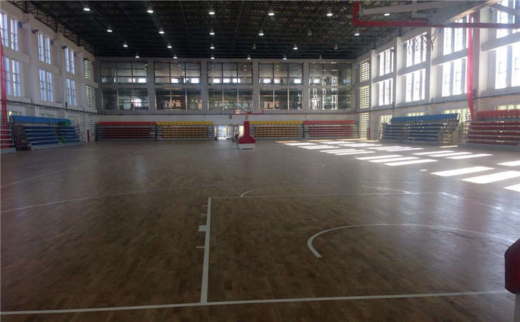 吉林企口籃球場地板怎么安裝