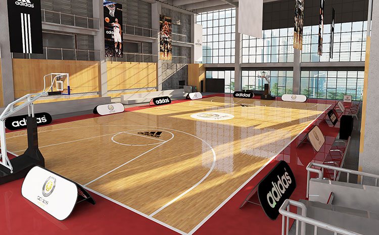 江蘇專業籃球場地板怎么安裝