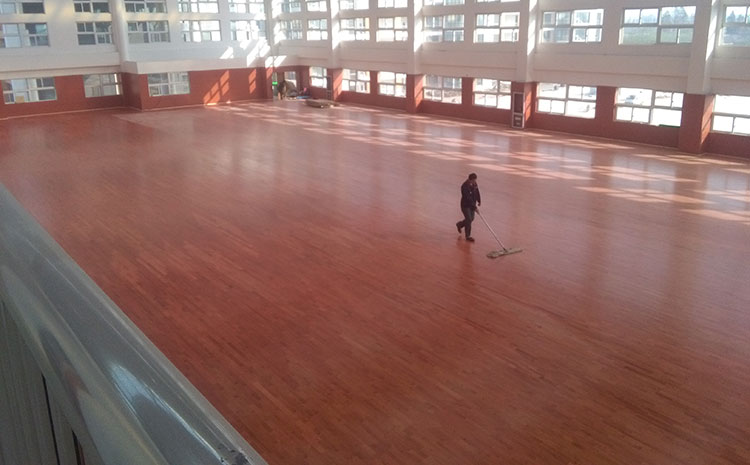 内蒙古枫桦木篮球场地板大全