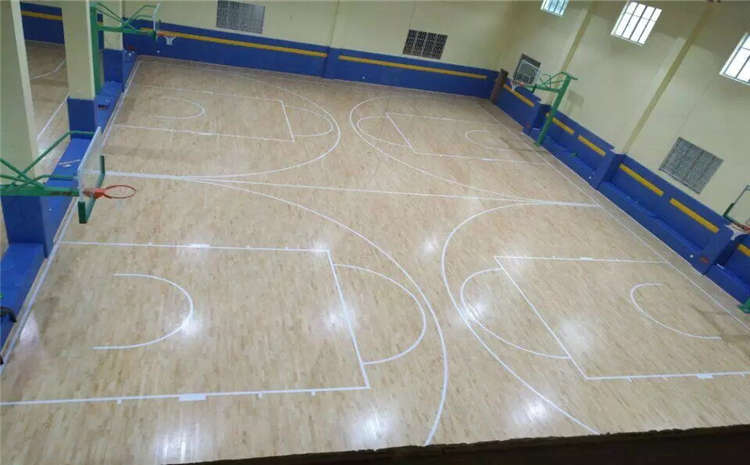 松木篮球木地板厂