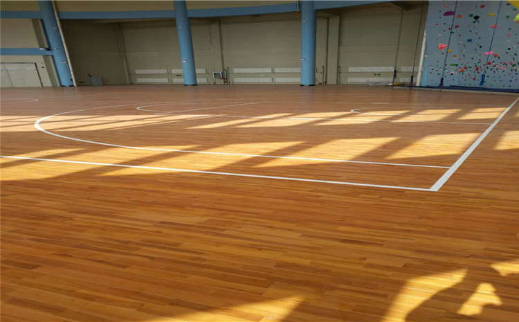福建篮球场地板结构