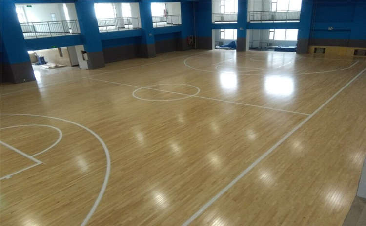 四川柞木篮球场地板施工工艺