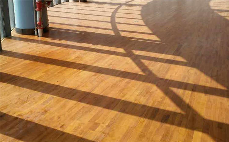 哈爾濱硬木企口籃球場地板厚度