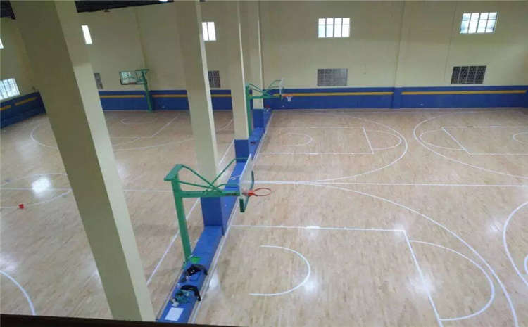 拉薩企口籃球場地板施工方案