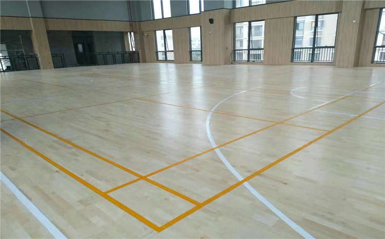 石家莊籃球場地板施工方案