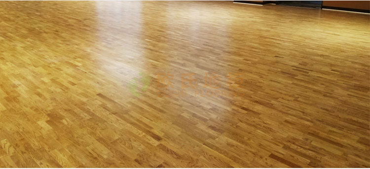 松木篮球场木地板施工技术方案