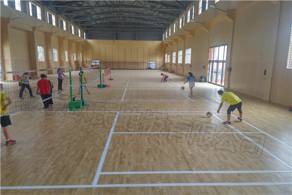湖南郴州第十八完小羽毛球馆运动木地板成功案例