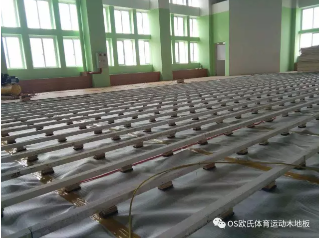 汕頭特殊教育學校籃球館木地板案例圖2