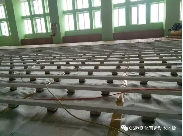 汕頭特殊教育學校籃球館木地板案例圖3