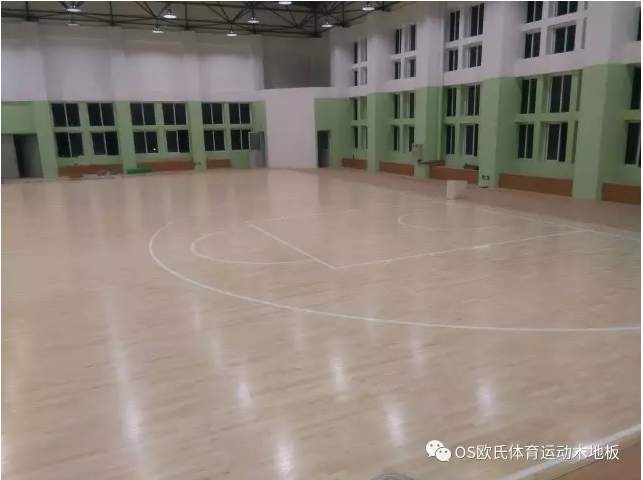 汕頭特殊教育學校籃球館木地板案例圖6