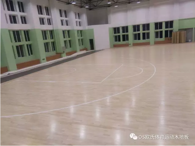 汕頭特殊教育學校籃球館木地板案例圖9