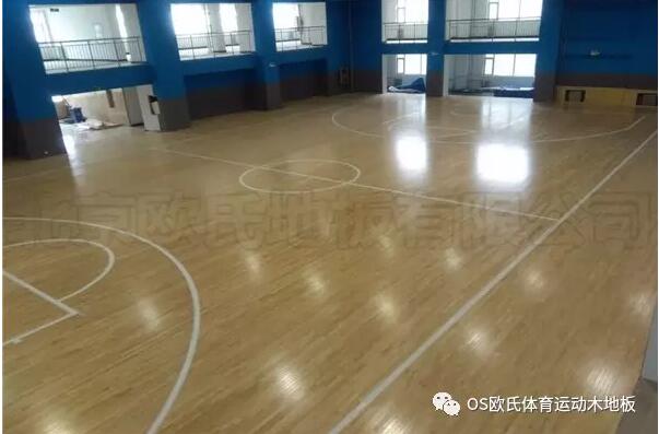 山西阳泉市城区行政审批服务中心篮球馆木地板案例图4