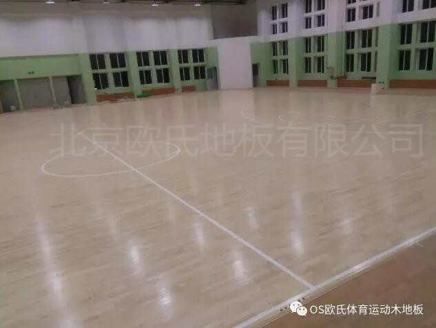 汕头特殊教育学校篮球馆木地板案例图6