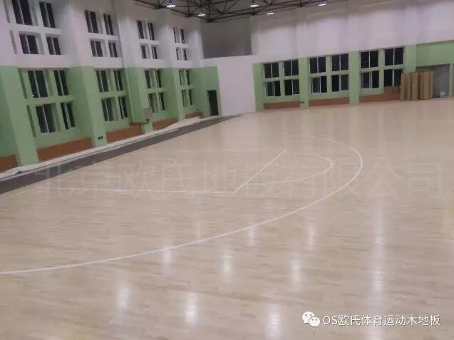 汕头特殊教育学校篮球馆木地板案例图7