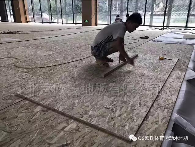 河南周口市沈丘青少年活动中心体育馆运动木地板成功案例-2
