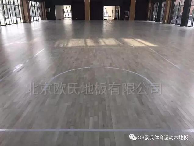河南周口市沈丘青少年活动中心体育馆运动木地板成功案例-3
