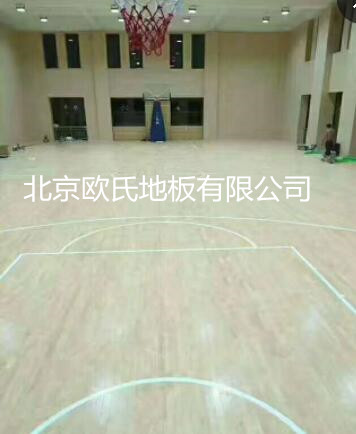 九江市消防中心体育馆木地板工程案例-图2