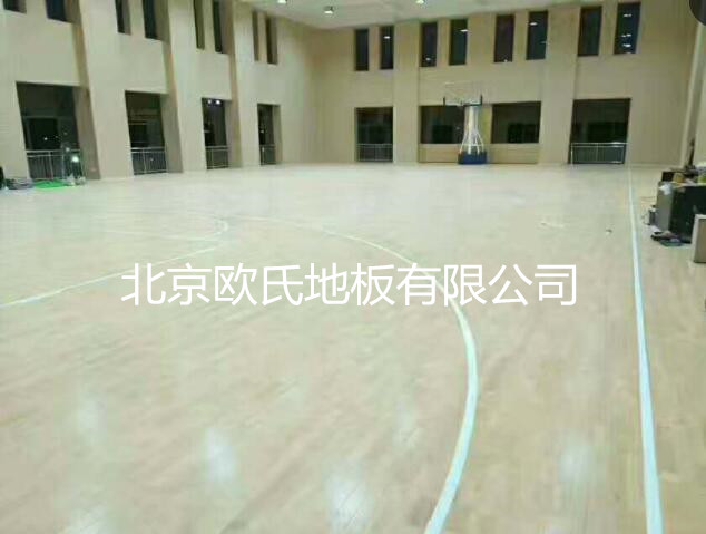 九江市消防中心体育馆木地板工程案例-图3