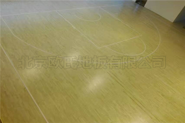 上海南阳模范初级中学体艺楼运动木地板工程案例