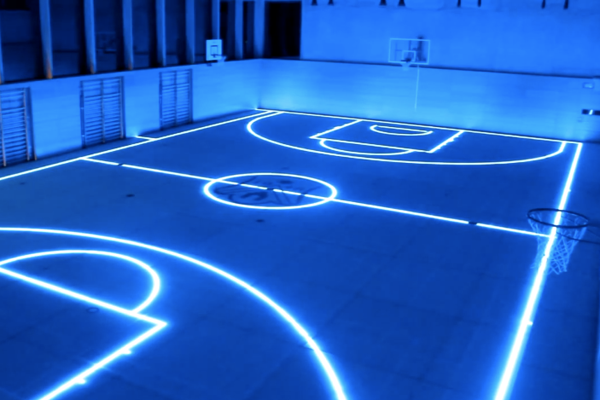 德国的LED篮球场