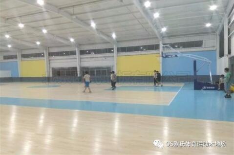 杭州富阳区23篮球馆木地板成功案例
