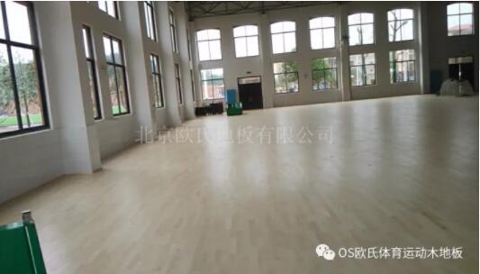 湖南宁乡县城南实验小学体育馆木地板成功案例