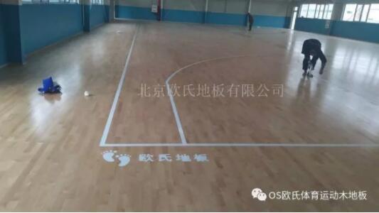 天津长荣科技集团体育馆木地板成功案例 天津长荣科技集团体育馆木地板成功案例