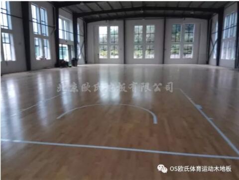 杭州富阳区万市中学体育馆木地板成功案例 杭州富阳区万市中学体育馆木地板成功案例
