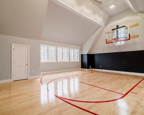 做个家用室内篮球场需要考虑的问题