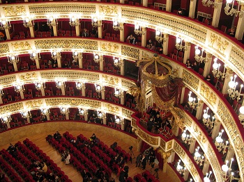 巴洛克式的剧院建筑和舞台设计