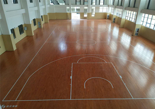 云南省蒙自市师范学院体育馆地板