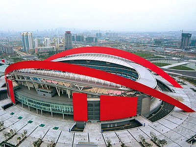 国内10大NBA级别篮球馆之五  南京奥体中心体育馆