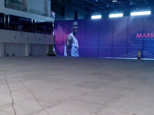 北京篮球运动地板：蟹岛度假村体育中心马布里篮球训练营运动地板铺设案例