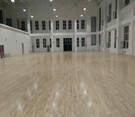 宁夏灵武第五中学体育木地板安装案例