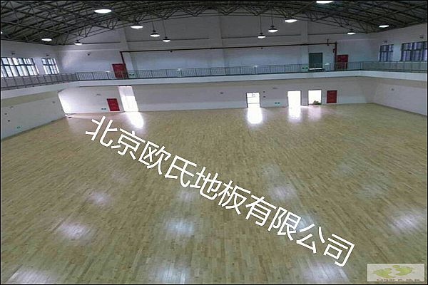 上海周浦镇小学运动馆运动木地板案例