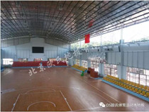 广东省清远市昊廷渔港篮球馆木地板单层龙骨结构案例