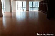 西安民生银行舞蹈房木地板案例