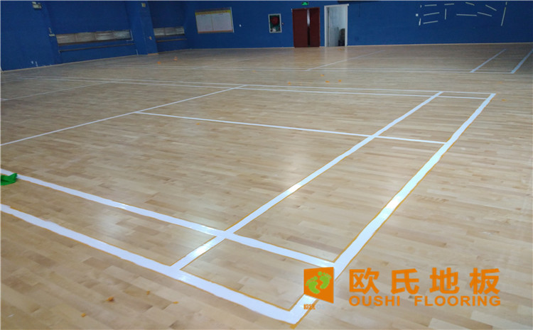 广西省南宁市羽毛球馆运动木地板