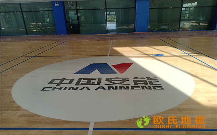 广西安能篮球馆木地板项目案例
