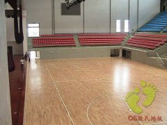 王府学校体育馆篮球木地板案例