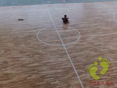 北京第三建筑工程有限公司篮球木地板欧氏地板案例